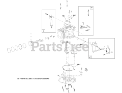 Toro 20942 - Toro 46cm Walk-Behind Mower (SN: 317000001 - 317999999) (2017) Dipstick, Brake and Governor Arm Assembly