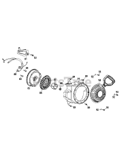 Cub Cadet 265-SUA - Cub Cadet Engine 265-SUA Flywheel &amp; Blower Housing