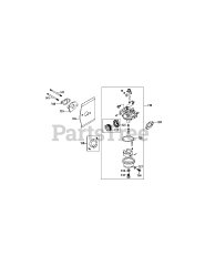 MTD 1P65N0 - MTD Engine 1P65N0 Carburetor Assembly