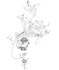 Scag SWZT52H-18FSE - Scag 52" Walk-Behind Mower, 18hp Kawasaki (SN: R5300001 - R5399999) ELECTRICAL SYSTEM AND THROTTLE CONTROL - MANUAL START
