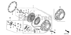 Honda GX200 UT VS17 (GCAHT) - Honda Engine, Made in Thailand (SN: GCAHT-1000001 - GCAHT-9999999) RECOIL STARTER