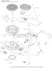 Kohler KT735-3036 - Kohler 7000 Series Engine, Made for MTD, 24hp, 17.9kW 05 Ignition/Charging