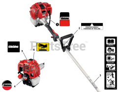 Shindaiwa PS 344 - Shindaiwa Power Broom (SN: T74314001001 - T74314999999)