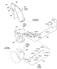 Briggs & Stratton 824 LD (1696154-01) - Briggs & Stratton 24" Snow Thrower, 8.0 Gross TP (2013-2015)