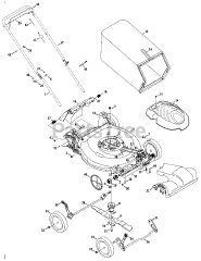 Yard-Man 12A-A1JY701 - Yard-Man Walk-Behind Mower (2012)