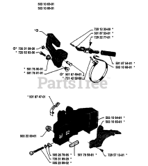 Husqvarna 40 - Husqvarna Chainsaw (1985-09) Chain Brake Assembly