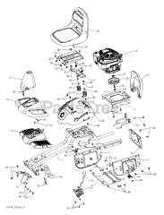 Weed Eater WE 261 (960240001-03) - Weed Eater Lawn Tractor (2011-08)