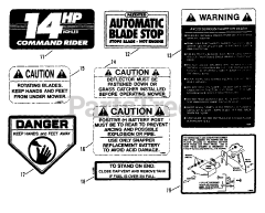 Snapper E 331415KVE (80863) - Snapper 33" Rear-Engine Riding Mower, 14hp