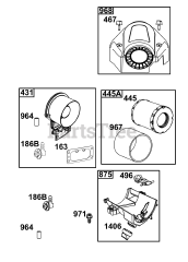 Briggs & Stratton 44T977-0055-B5 - Briggs & Stratton Vertical Engine