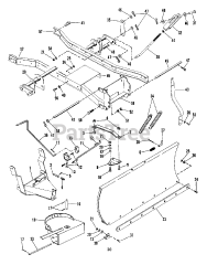 Ariens 834007 - Ariens 42" Front Blade (SN: 000101 & Above)