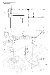 Jonsered FR 2216 A2 4X4 (965190701) - Jonsered Rear-Engine Riding Mower (2008-01) ELECTRICAL