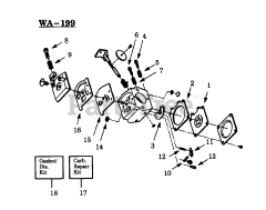 Weed Eater TBC 57 - Weed Eater String Trimmer CARBURETOR WA-199