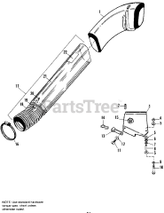 Simplicity 1691709 - Simplicity Quad Bagger Quad Bagger - Tube &amp; Pulley Cover Assy.