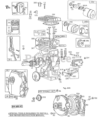 Briggs & Stratton 112212-0846-01 - Briggs & Stratton Horizontal Engine Cyl,Oil Fill,Piston,Mufflers