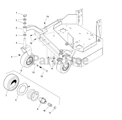 Ferris HydroWalk SD (5901041) - Ferris HydroWalk SD Series 36" Walk-Behind Mower, 15hp Kawasaki