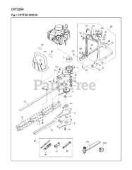 RedMax CHT 2250 - RedMax Hedge Trimmer (SN: 90100101 & Above) (2012-08)