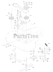 Exmark ECS180CKA30000 - Exmark 30" S-Series Walk-Behind Mower, Kawasaki FJ180V (SN: 400000000 - 402082299) (2017)