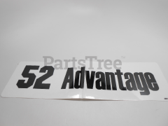Scag 481954 Decal, Advantage - 52