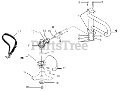 Homelite BCA 250 (UT-15512) - Homelite YardSmart Attachment Brushcutter Attachment - BCA250 (UT15512)
