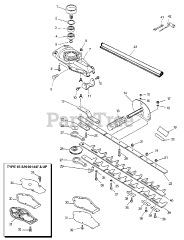 Echo HC-2000 - Echo Hedge Trimmer (Type 1E)