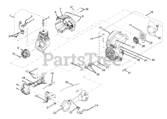 Ryobi RY 70105 - Ryobi String Trimmer Upper Housing / Handle Assembly