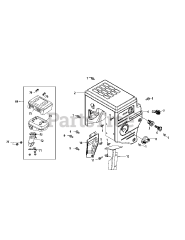 MTD 483-SUC - MTD Engine 483-SUC Muffler &amp; Controls