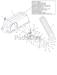 Gravely 815048 - Gravely 48" Power Bagger (SN: 000101 & Above)