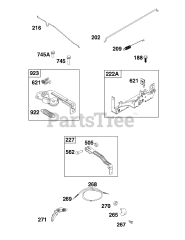 Briggs & Stratton 104M02-0108-H5 - Briggs & Stratton Vertical Engine Controls Group