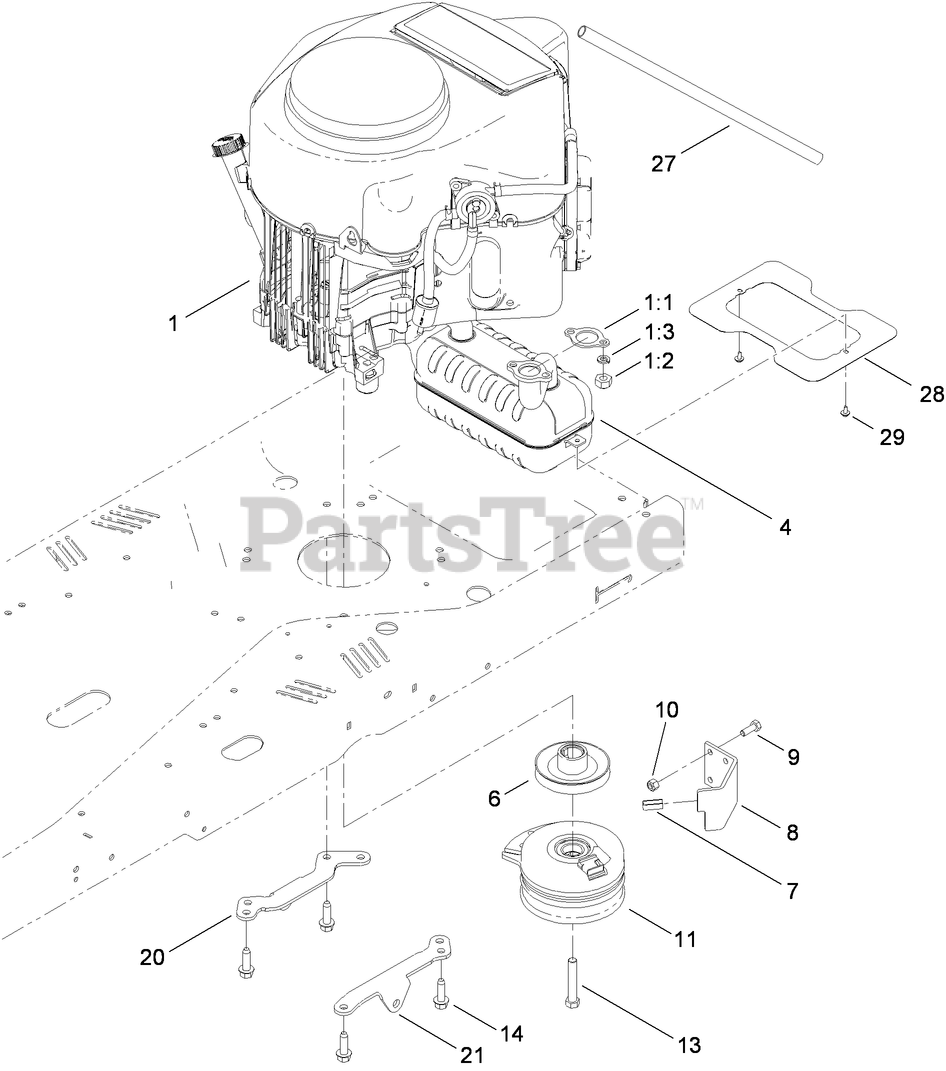 Toro 74366 (Z 4235) - Toro 42" TimeCutter Zero-Turn Mower (SN
