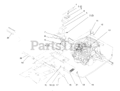 Toro 72062 (264-6) - Toro Yard Tractor (SN: 059000001 - 059000227) (1995) Hydro Brake