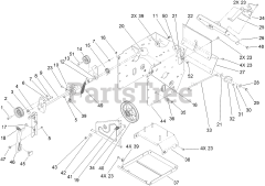 Toro 38644 (1028 OXE) - Toro 28" Power Max Snow Thrower (SN: 312003430 - 312999999) (2012) Frame Assembly