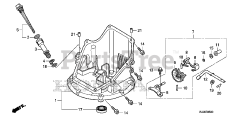 Honda HRR216 K6 VXAA (MZCG) - Honda 21" Walk-Behind Mower, Made in USA (SN: MZCG-8000001 - MZCG-8199999) OIL PAN