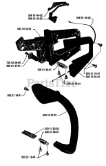 Husqvarna 40 - Husqvarna Chainsaw (1987-01) Front/Handle