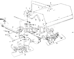 MTD 195-987-000 - MTD 40" Tiller Attachment (1985)
