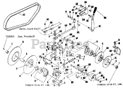 Allis-Chalmers B-210 (2029949) - Allis-Chalmers Garden Tractor, 10hp