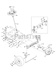 Huskee 13WX791T031 - Huskee Lawn Tractor (2010) (Tractor Supply) Front End Steering
