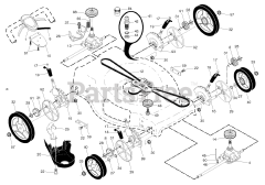 Husqvarna HU 800 AWD H (961450021-02) - Husqvarna Walk-Behind Mower (2015-02) DRIVE