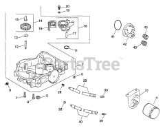 Exmark TTH-18KC - Exmark Turf Tracer Walk-Behind Mower, 18hp Kohler (SN: 115000 - 129999) (1996) Oil Pan/Lubrication - Pg. 14