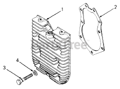 Cub Cadet 1541 (141-651-100) - Cub Cadet Garden Tractor (SN: 800000 - 816508) Cylinder Head