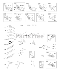 Briggs & Stratton 124T02-1028-B1 - Briggs & Stratton Vertical Engine Controls, Electrical, Flywheel Brake