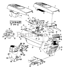 MTD 132-719-000 - MTD Lawn Tractor, Style 6 (1992)