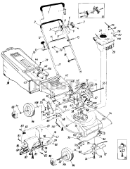 White Outdoor 118-434R190 - White Outdoor Lawn Boss 21" Walk-Behind Mower (1988)