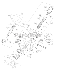 Husqvarna HUV 4210 EXP - Husqvarna 4x2 Utility Vehicle, Electric (2006-11) Steering Column