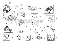 Briggs & Stratton 020321-1 - Briggs & Stratton 2,900 PSI Pressure Washer