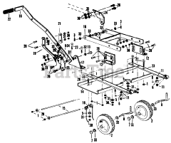 Lawn-Boy 63656 - Lawn-Boy Dethatcher Attachment (SN: K00000001 - K99999999) (1991) 36" THATCHER PARTS AND PARTS LIST