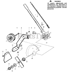 Poulan Pro PP 26 E - Poulan Pro String Trimmer Cutting Equipment