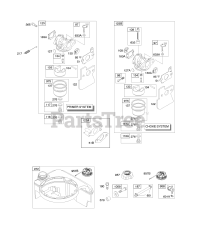 Briggs & Stratton 111602-0175-E1 - Briggs & Stratton Vertical Engine Carburetor, Fuel Supply