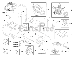 Craftsman CMXGWAS021020-00 - Craftsman 2,200 PSI Pressure Washer Main Unit
