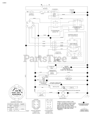Husqvarna LTH 151 (960410207-00) - Husqvarna Lawn Tractor (2010-09) SCHEMATIC