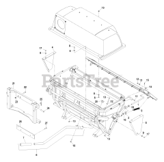 Exmark Ultra Vac - Exmark Ultra Vac QDS Bagger for LHP Mower (SN: 440000 - 509999) (2004)